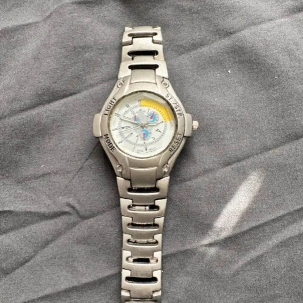 Denacci Men's Watch YT0996 White Dial Silver Bracelet Band Japan Mvt SS
